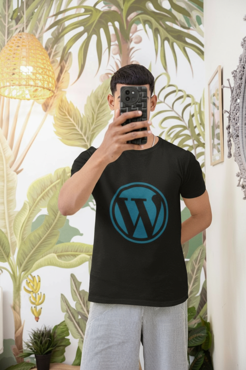 Unisex Wordpress design printed Classic Crew T-Shirt