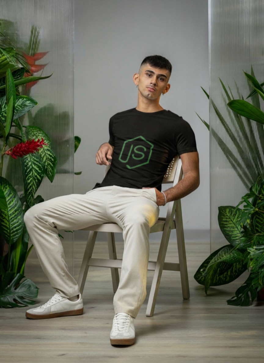 Node Design Printed Unisex Classic Crew T-Shirt